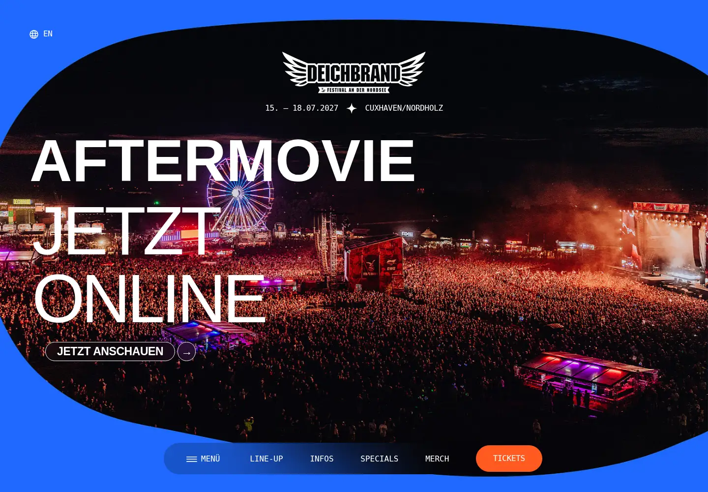 Screenshot of deichbrand.de