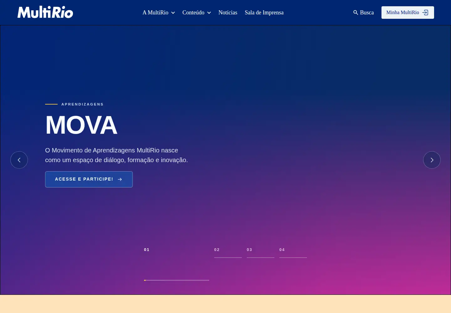 Screenshot of multirio.rj.gov.br