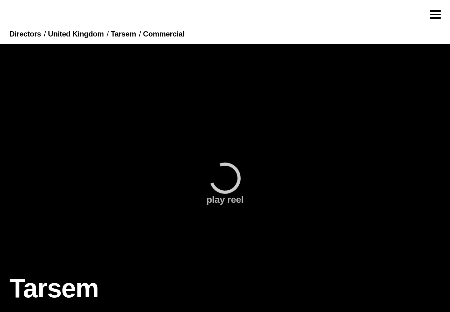 Screenshot of tarsem.org