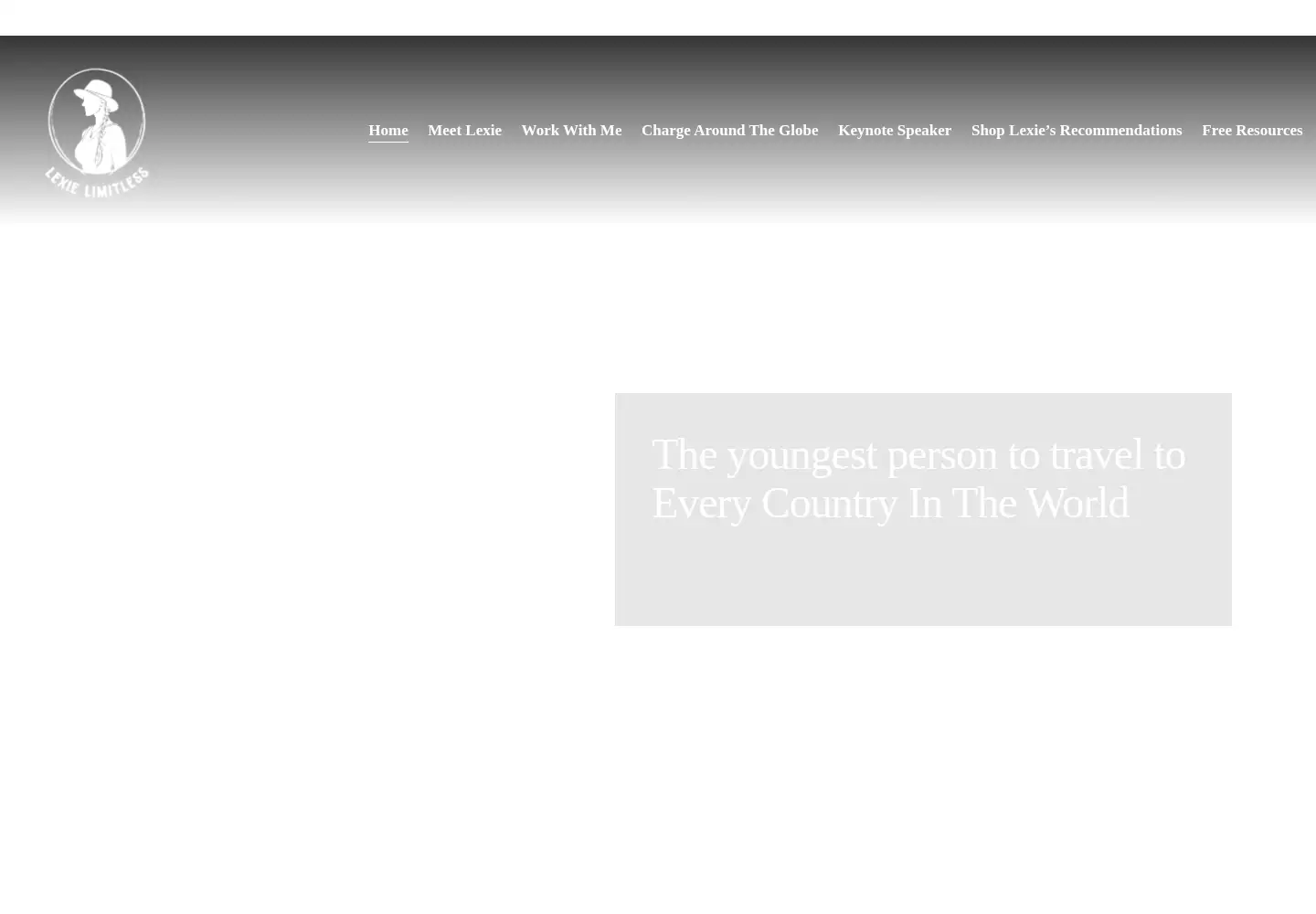 Screenshot of lexielimitless.com