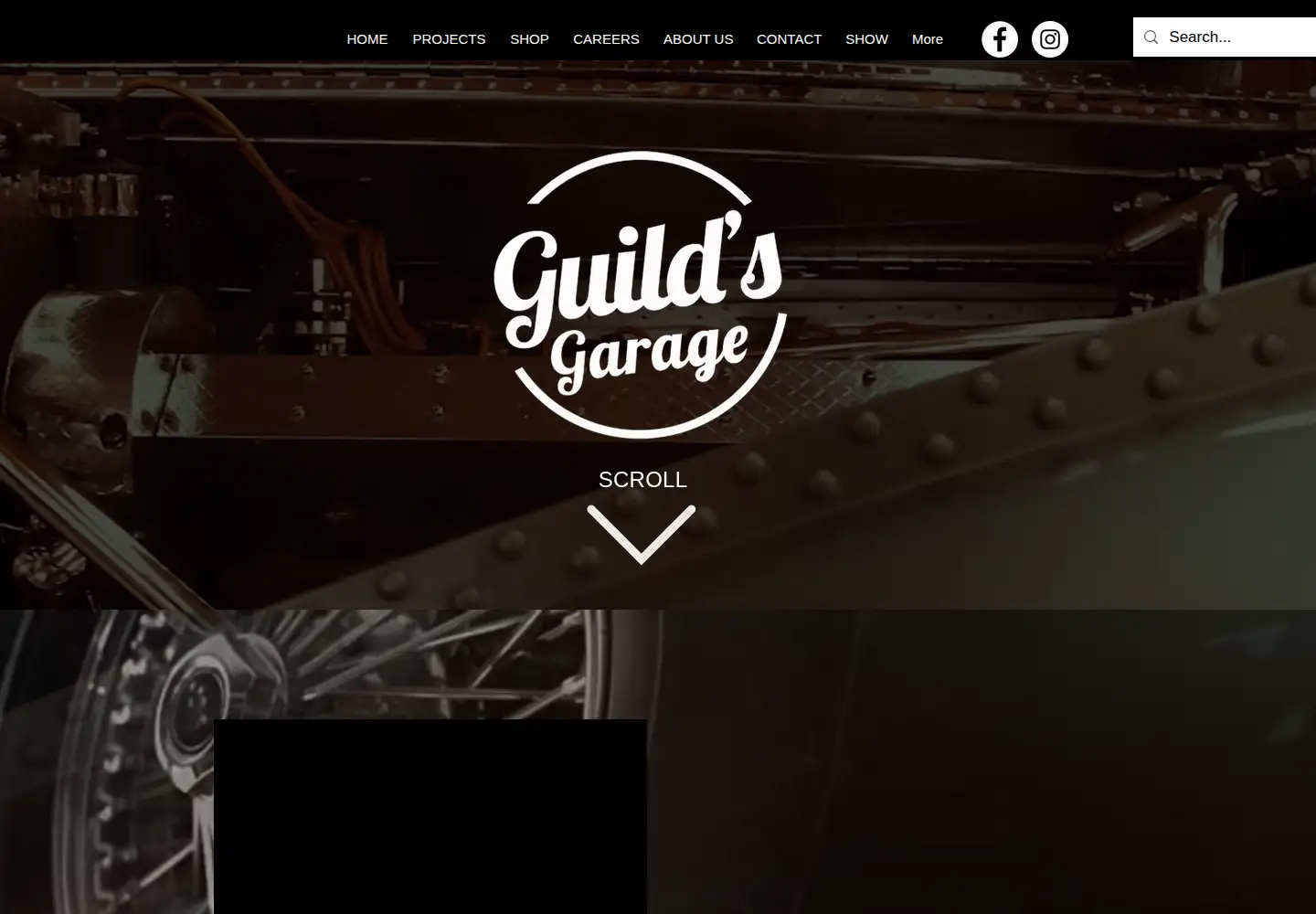 Screenshot of guildclassiccars.com