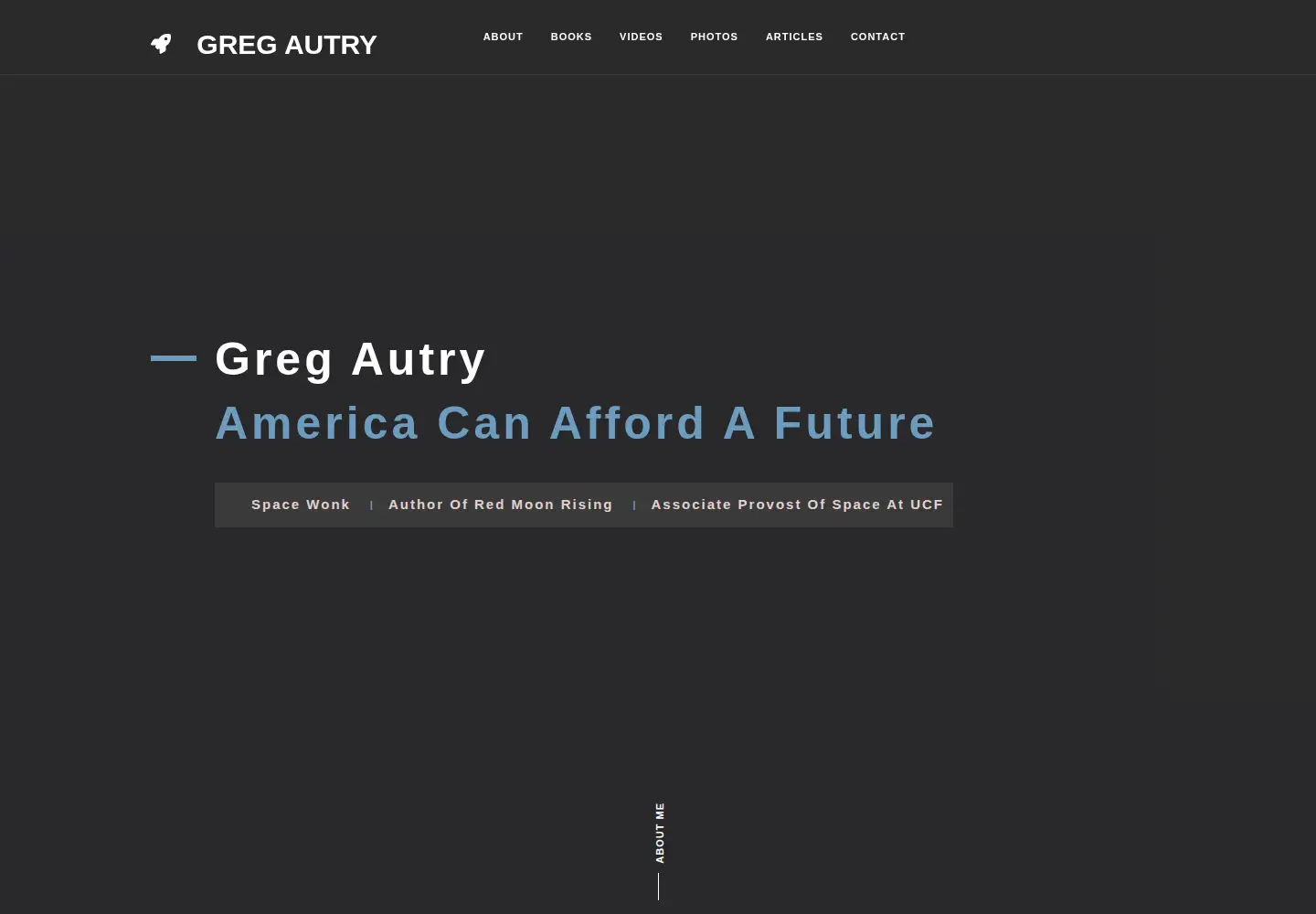 Screenshot of gregautry.us