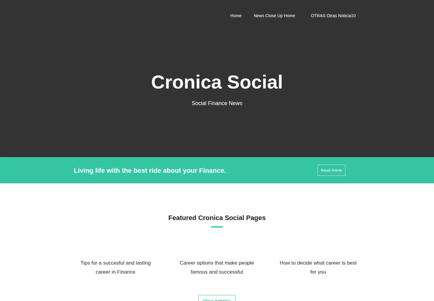 Screenshot of cronicasocial.com