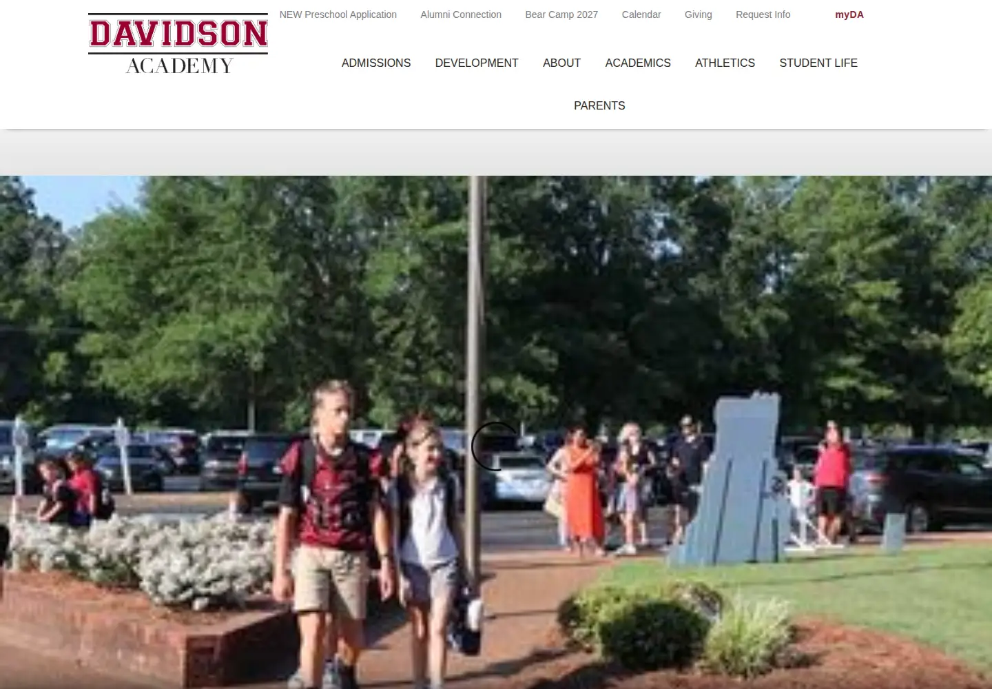 Screenshot of davidsonacademy.com
