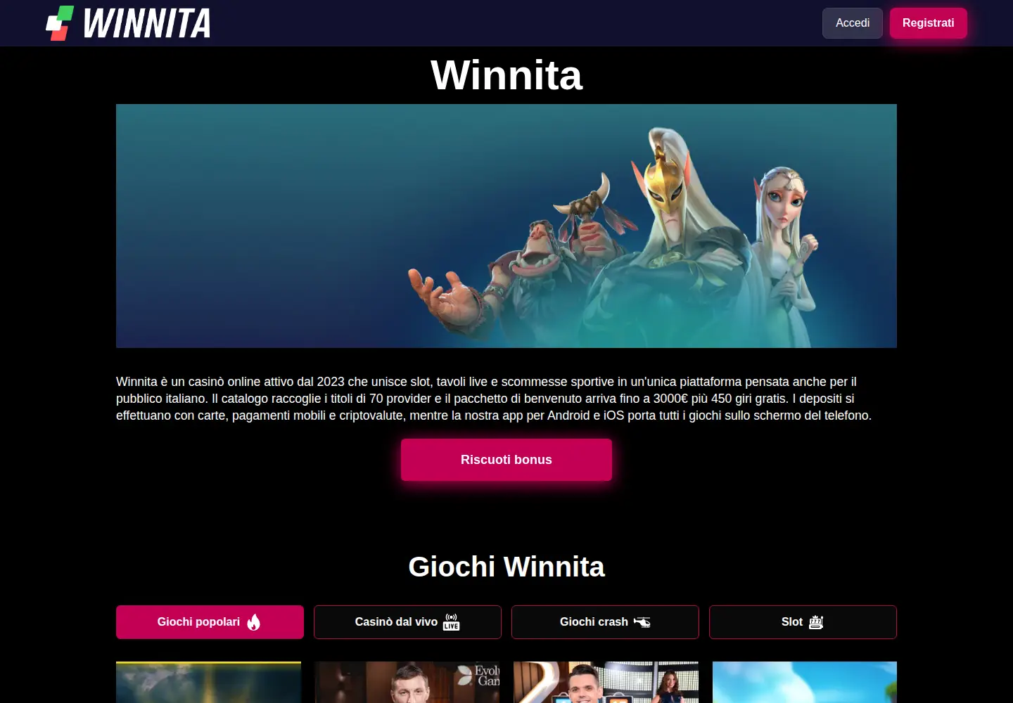 Screenshot of ultimenotizie.tv