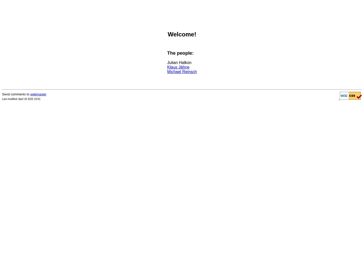 Captured homepage of uue.org in the current scan