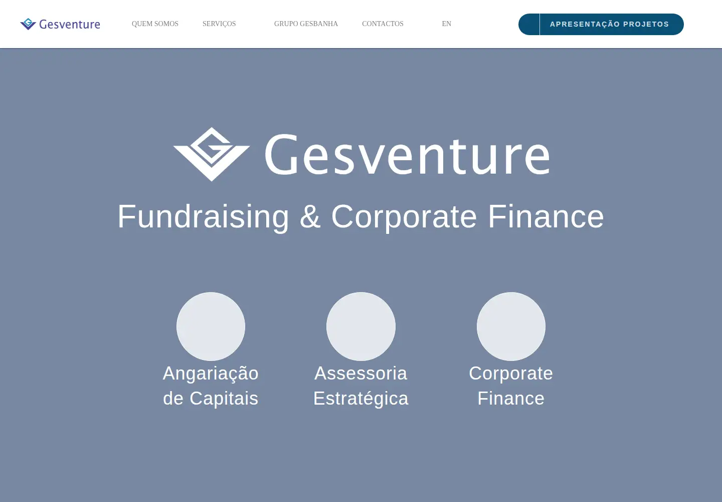 Screenshot of gesventure.pt