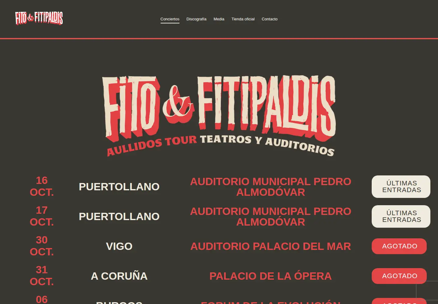 Screenshot of fitoyfitipaldis.com