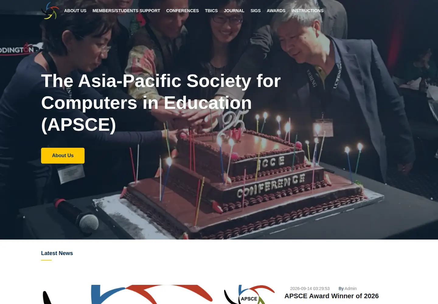 Screenshot of apsce.net