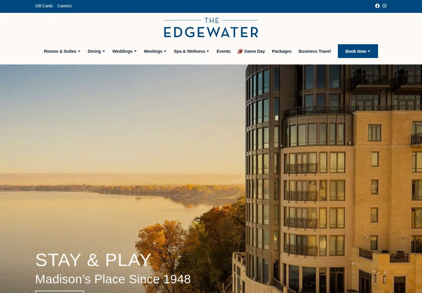 Screenshot of theedgewater.com