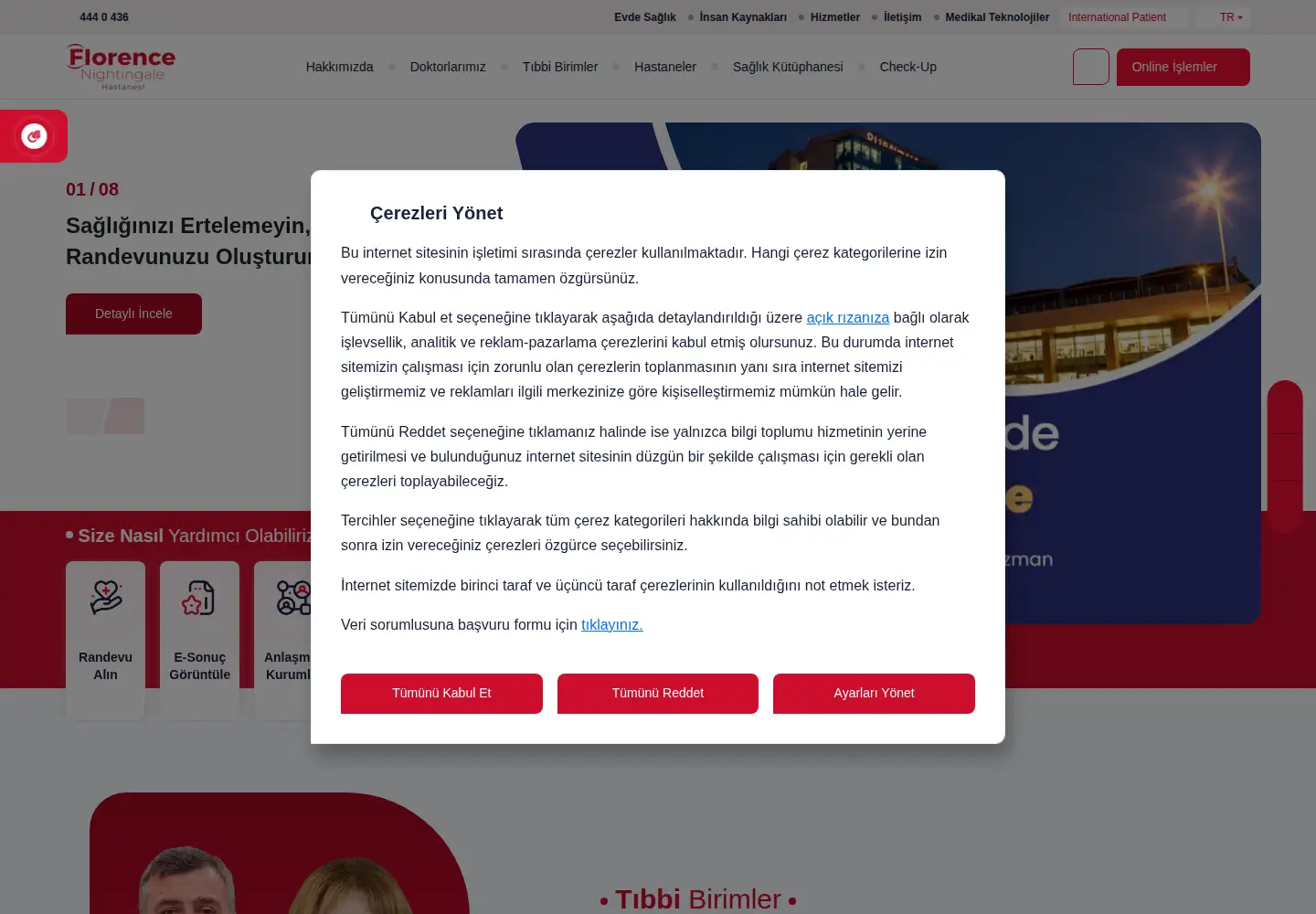 Screenshot of florence.com.tr
