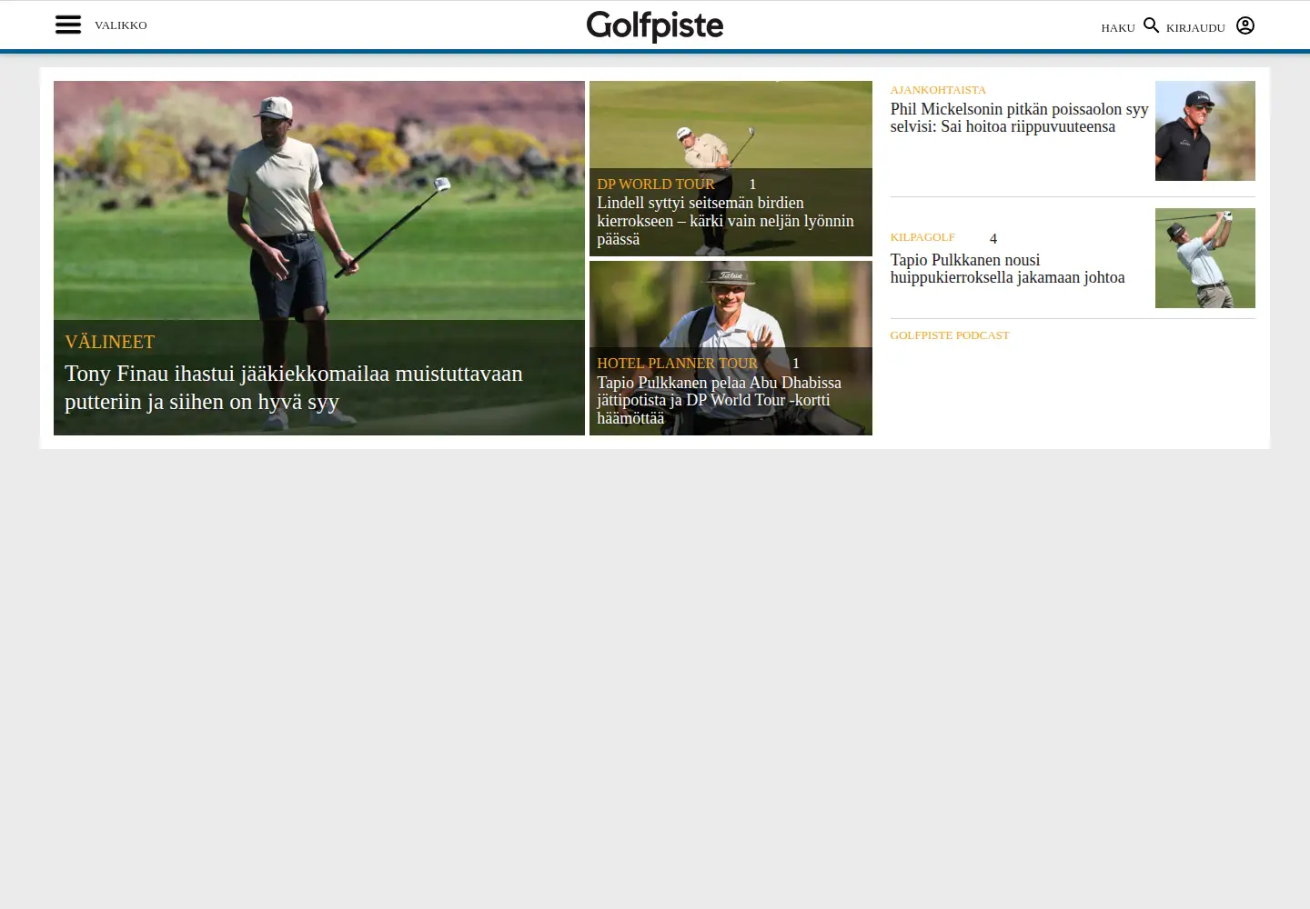 Screenshot of golfpiste.com