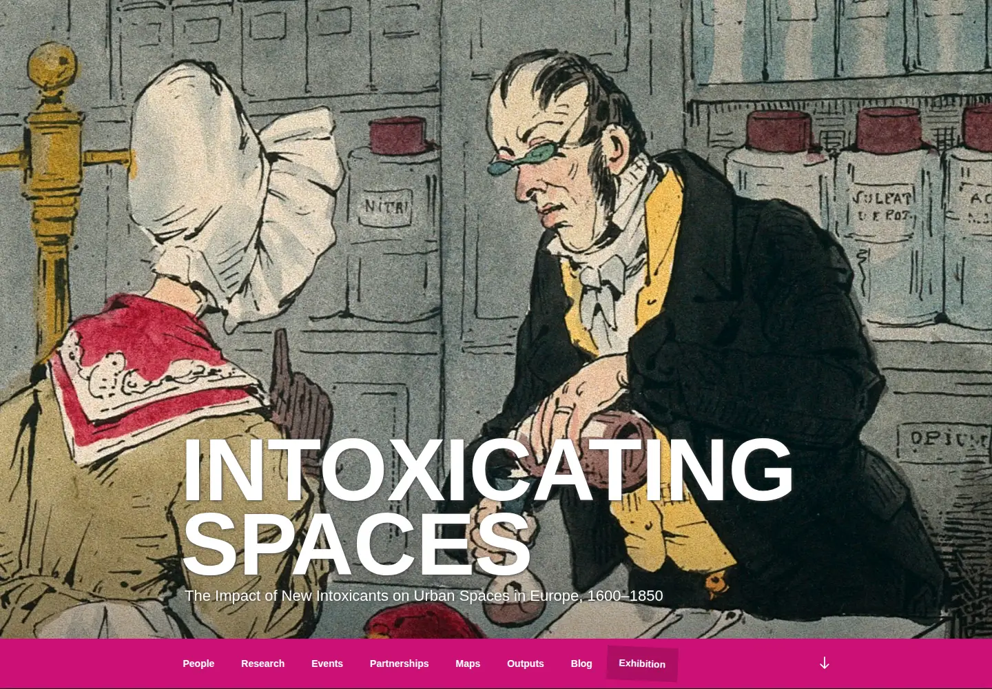 Screenshot of intoxicatingspaces.org