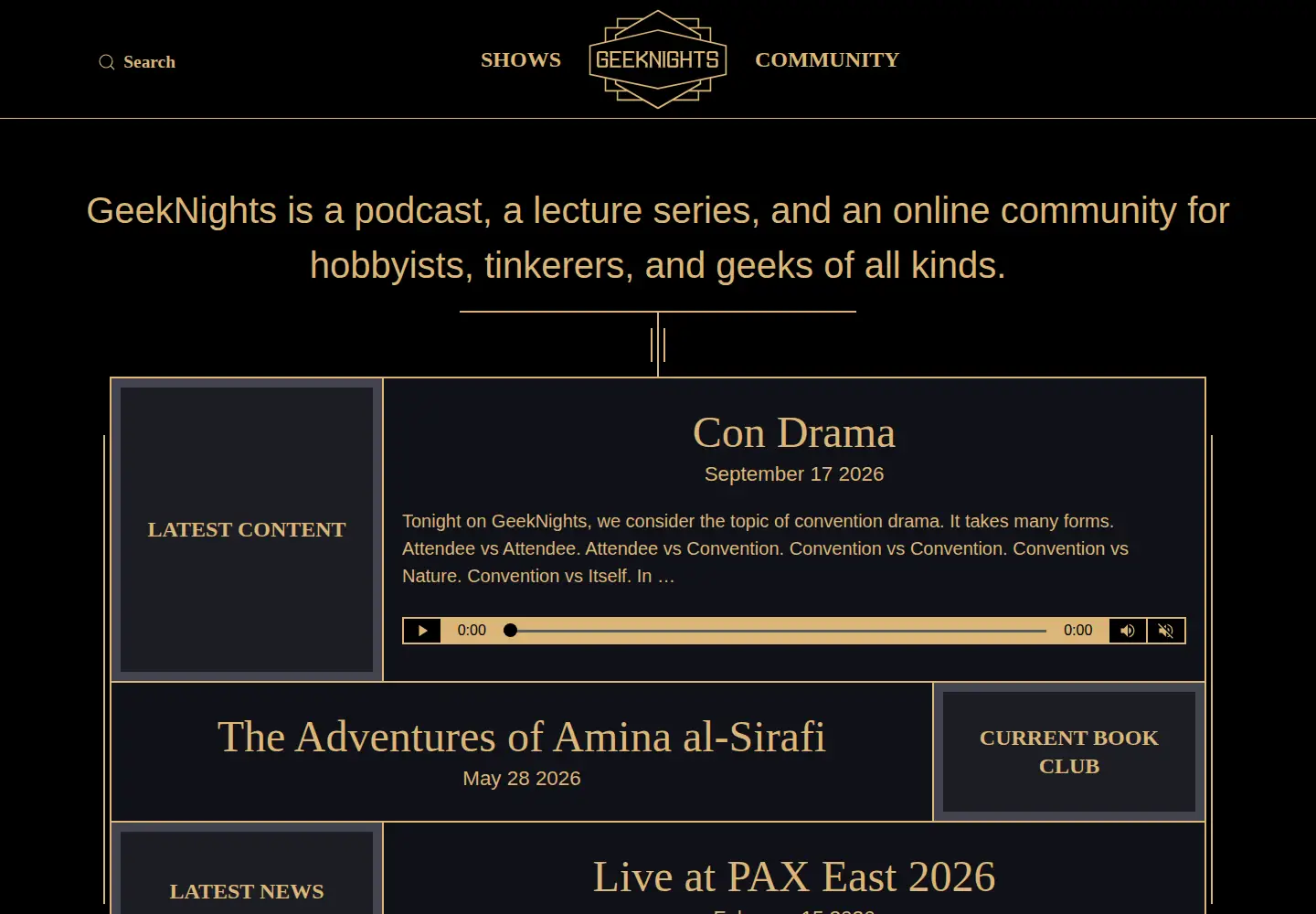 Screenshot of frontrowcrew.com