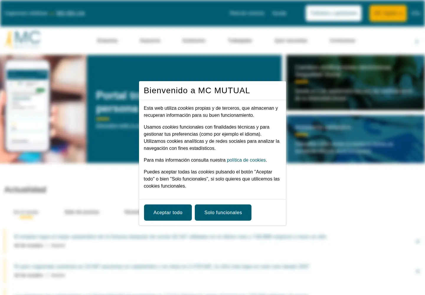 Screenshot of mc-mutual.com