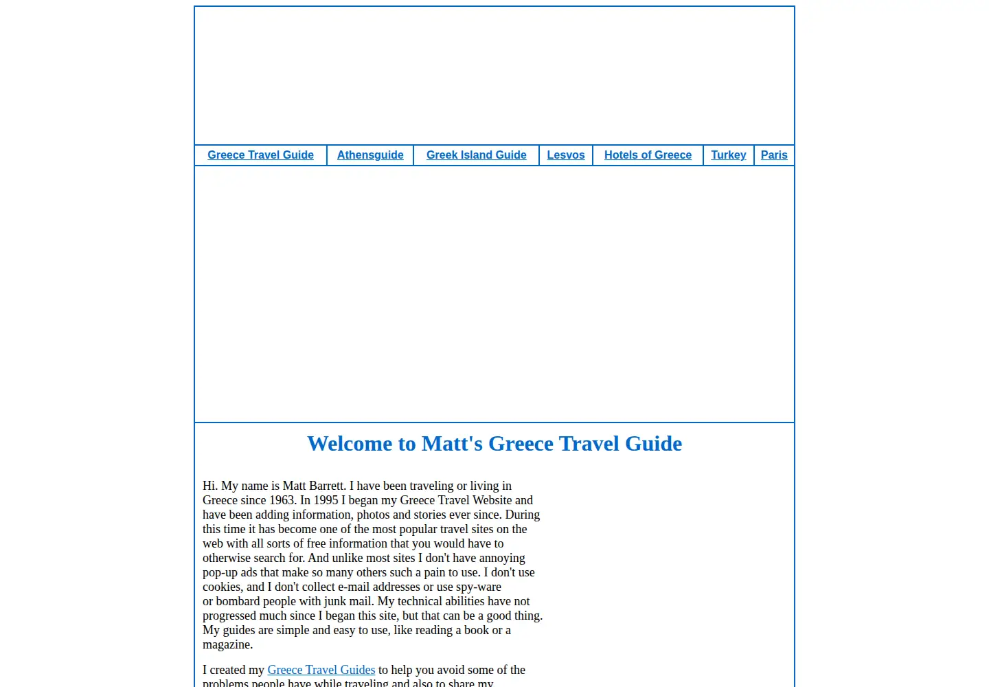 Screenshot of greektravel.com