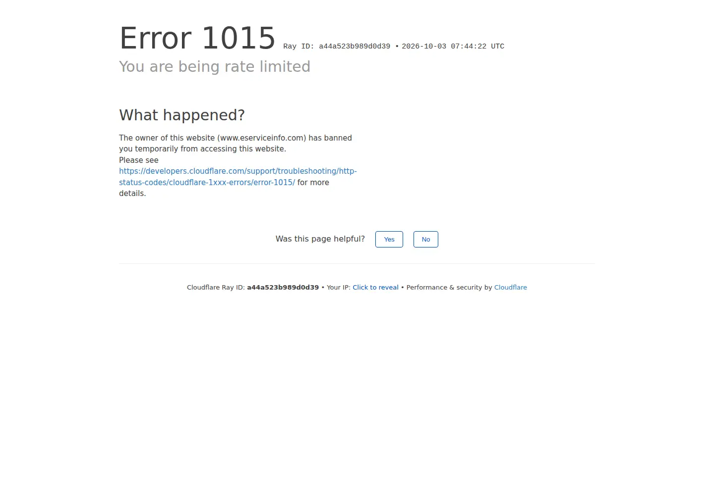 Screenshot of eserviceinfo.com