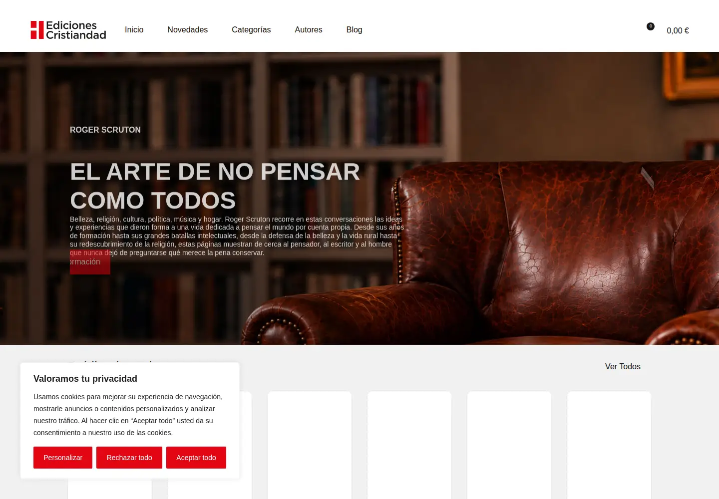 Screenshot of edicionescristiandad.es