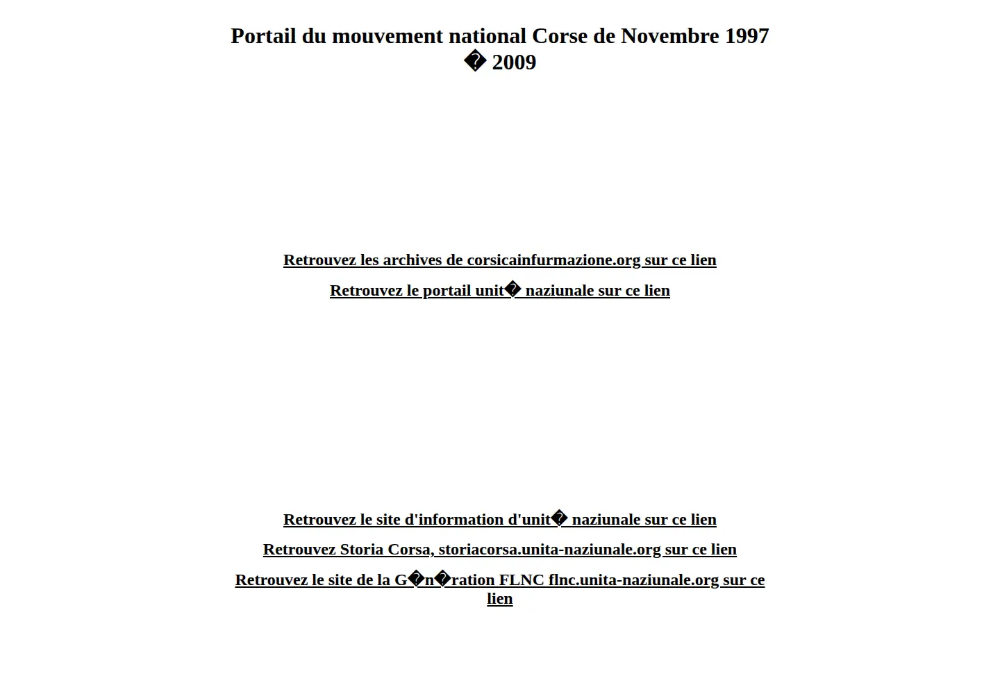 Screenshot of unita-naziunale.org