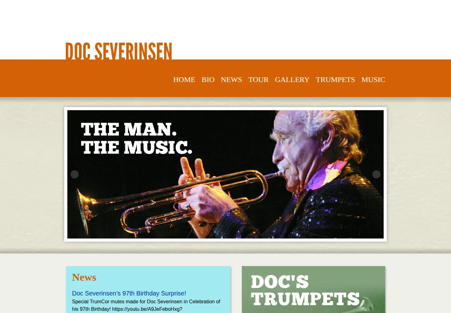 Captured homepage of docseverinsen.com in the current scan