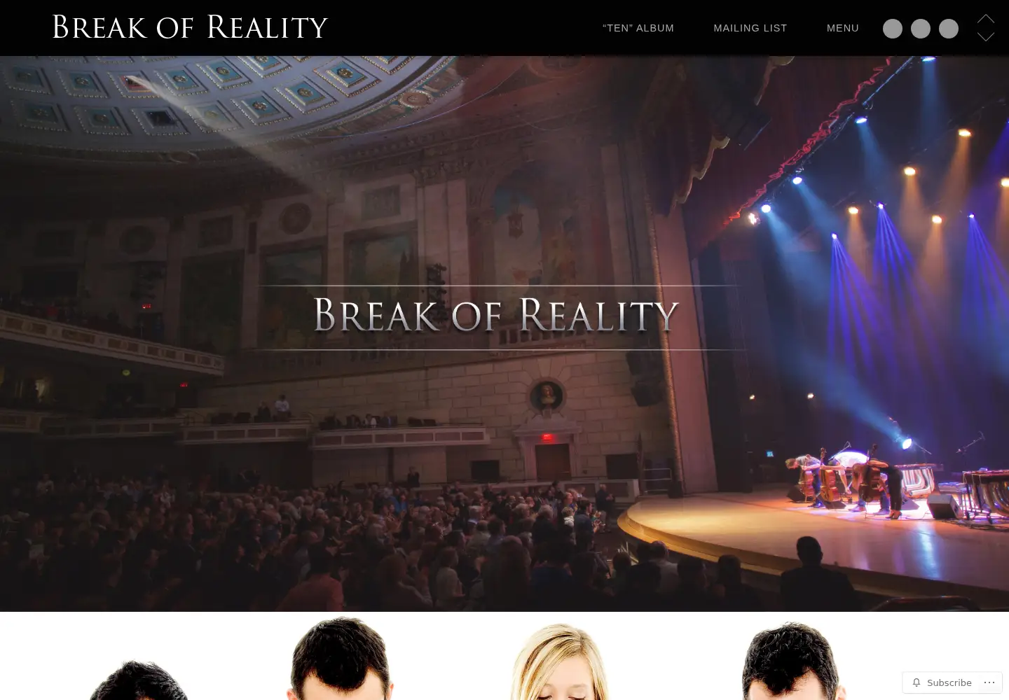 Screenshot of breakofreality.com