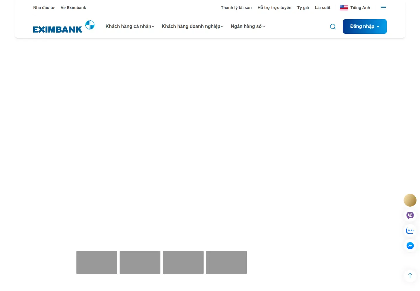 Screenshot of eximbank.com.vn