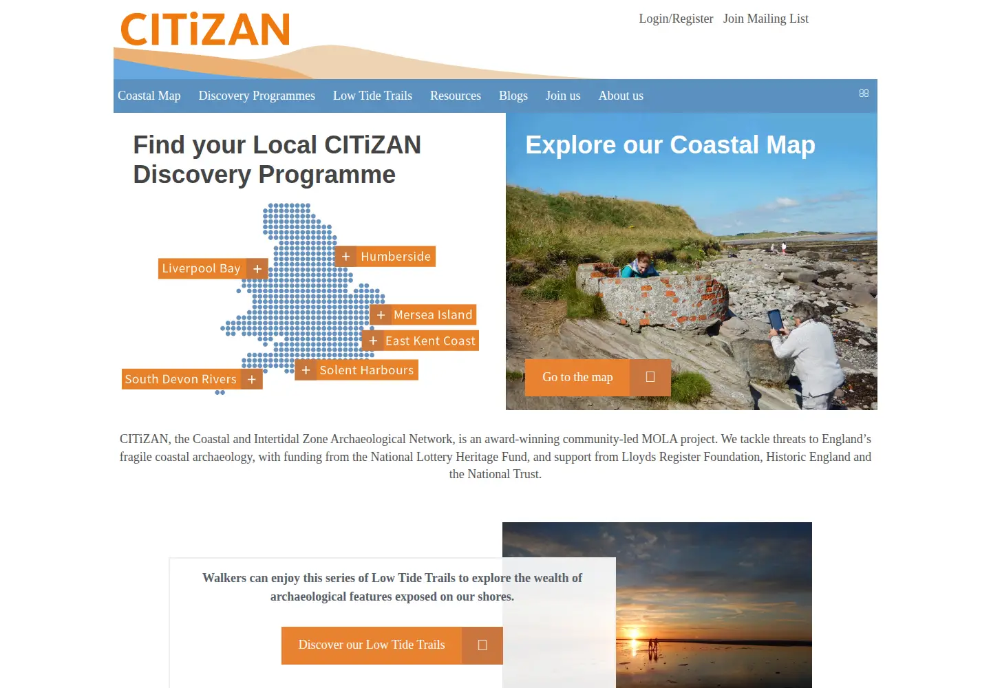 Screenshot of citizan.org.uk