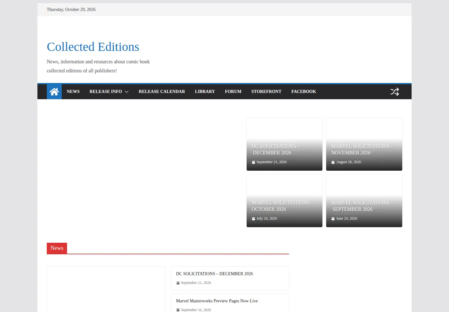 Screenshot of collectededitions.com