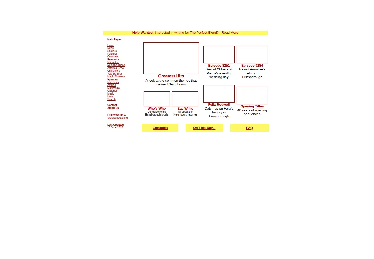Screenshot of perfectblend.net