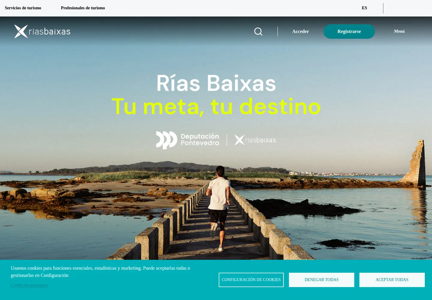 Captured homepage of turismoriasbaixas.com in the current scan
