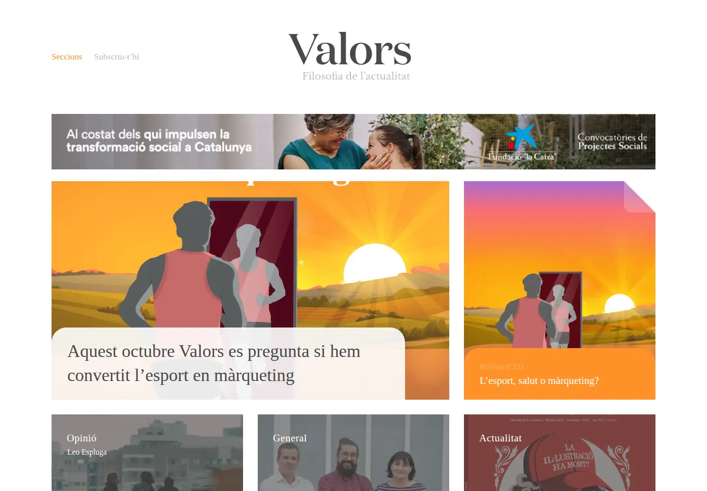 Screenshot of valors.org