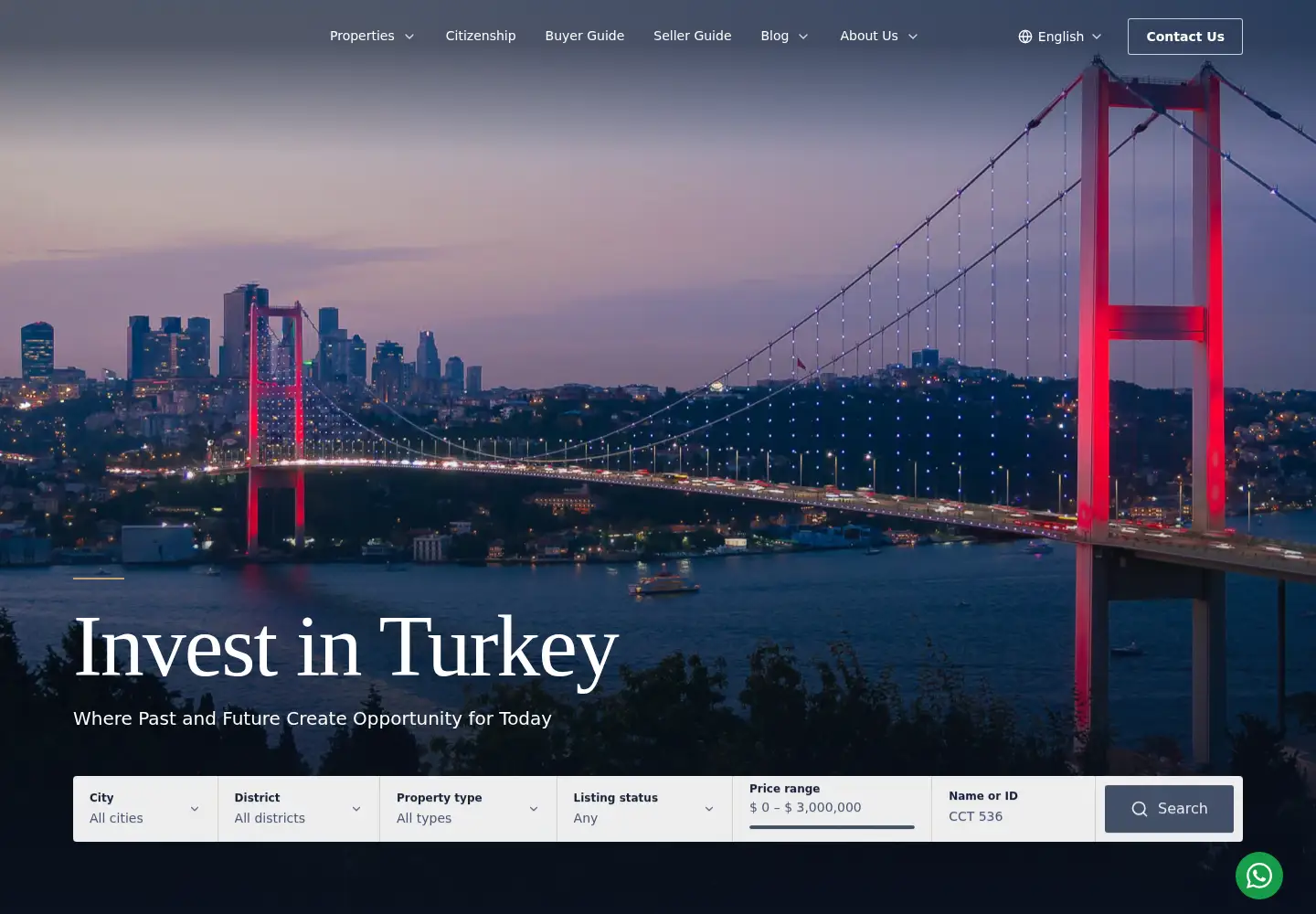 Screenshot of cctinvestments.com