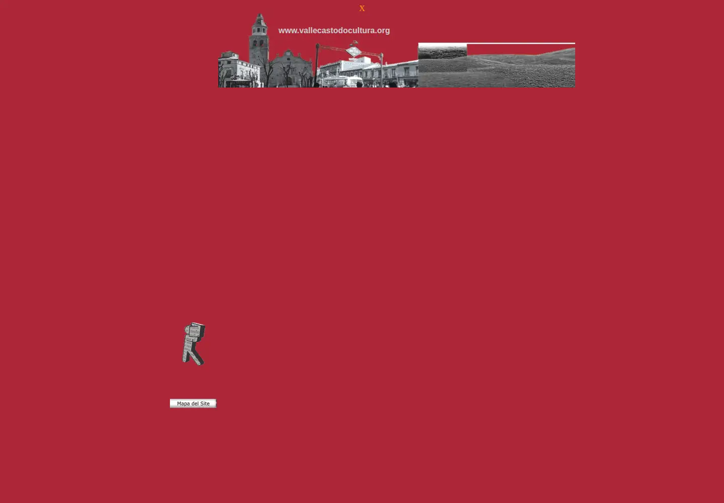 Screenshot of vallecastodocultura.org