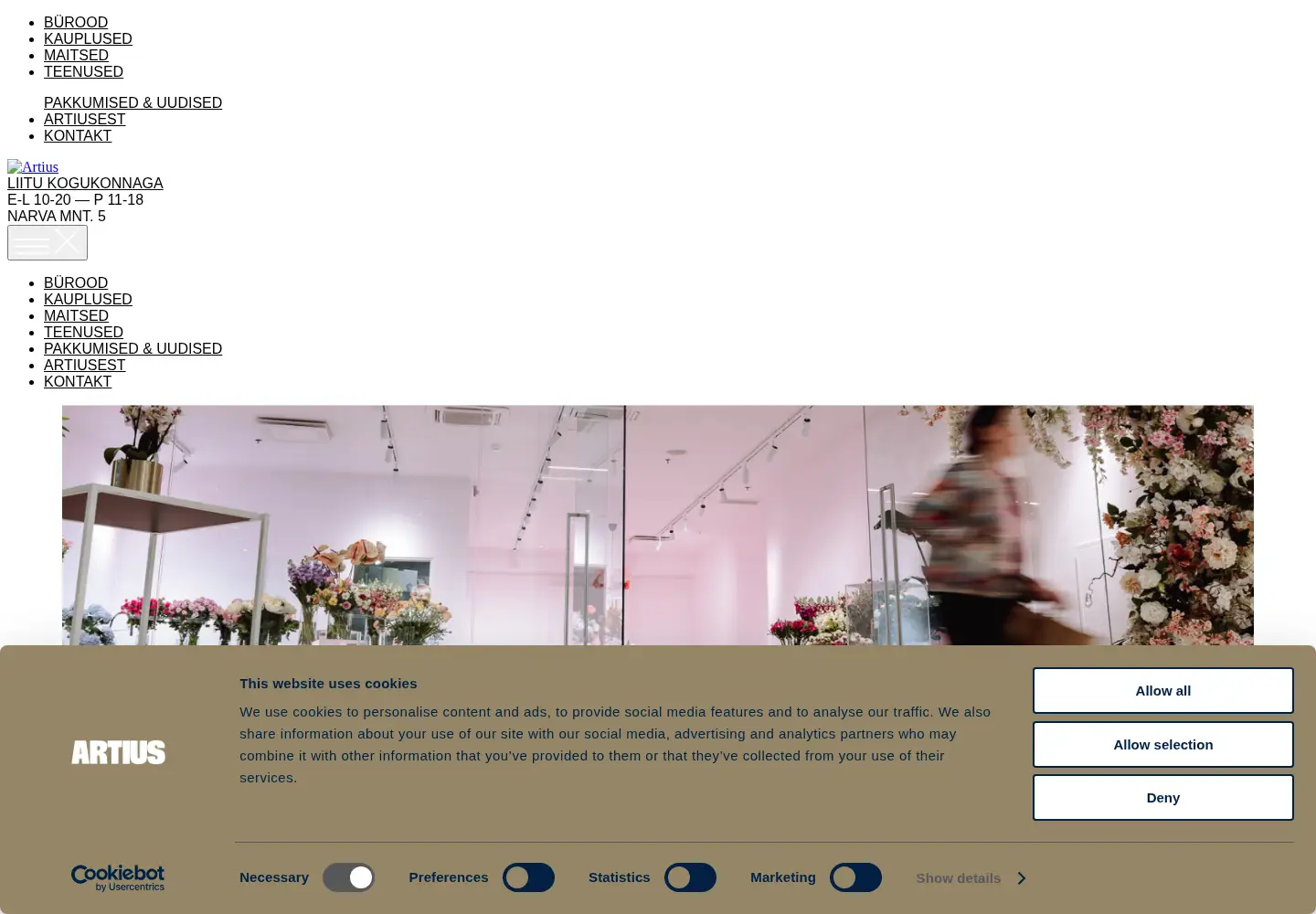 Screenshot of foorumkeskus.ee