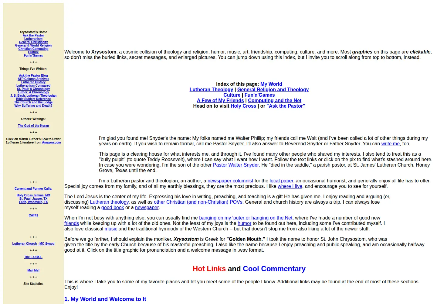 Captured homepage of xrysostom.com in the current scan