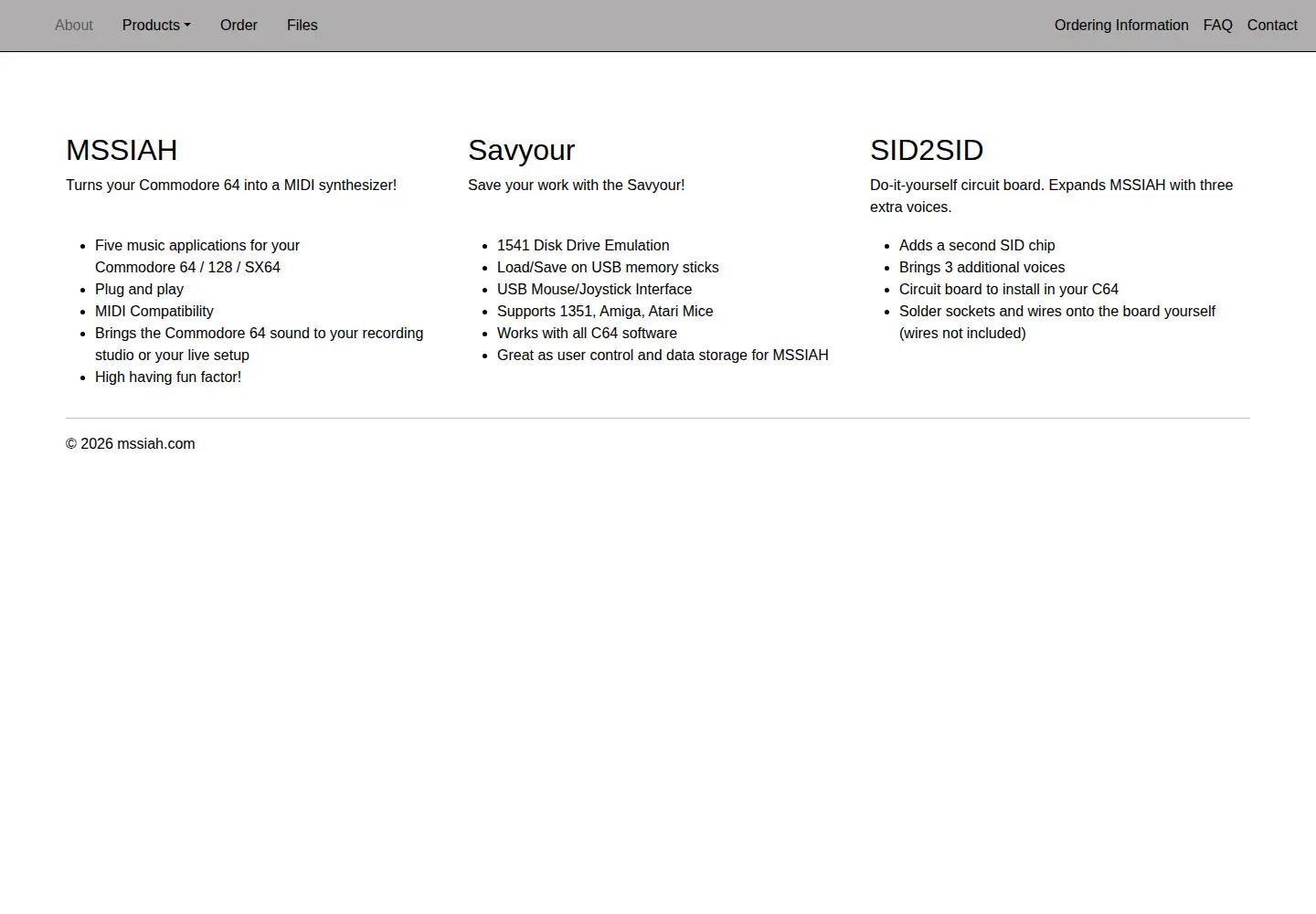 Screenshot of prophet64.com