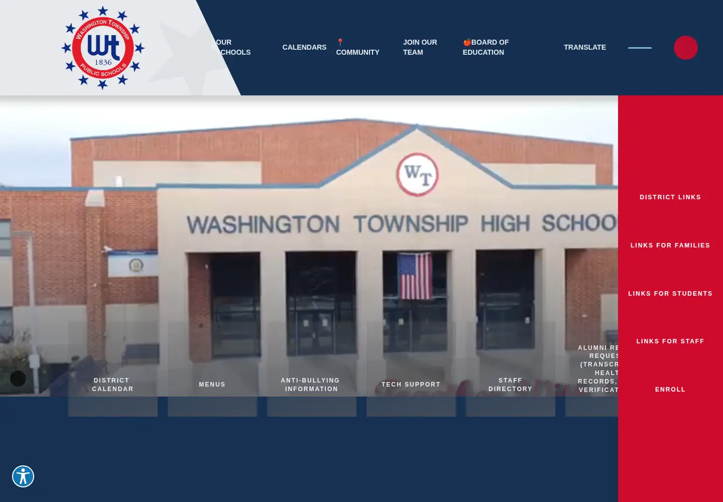 Screenshot of wtps.org