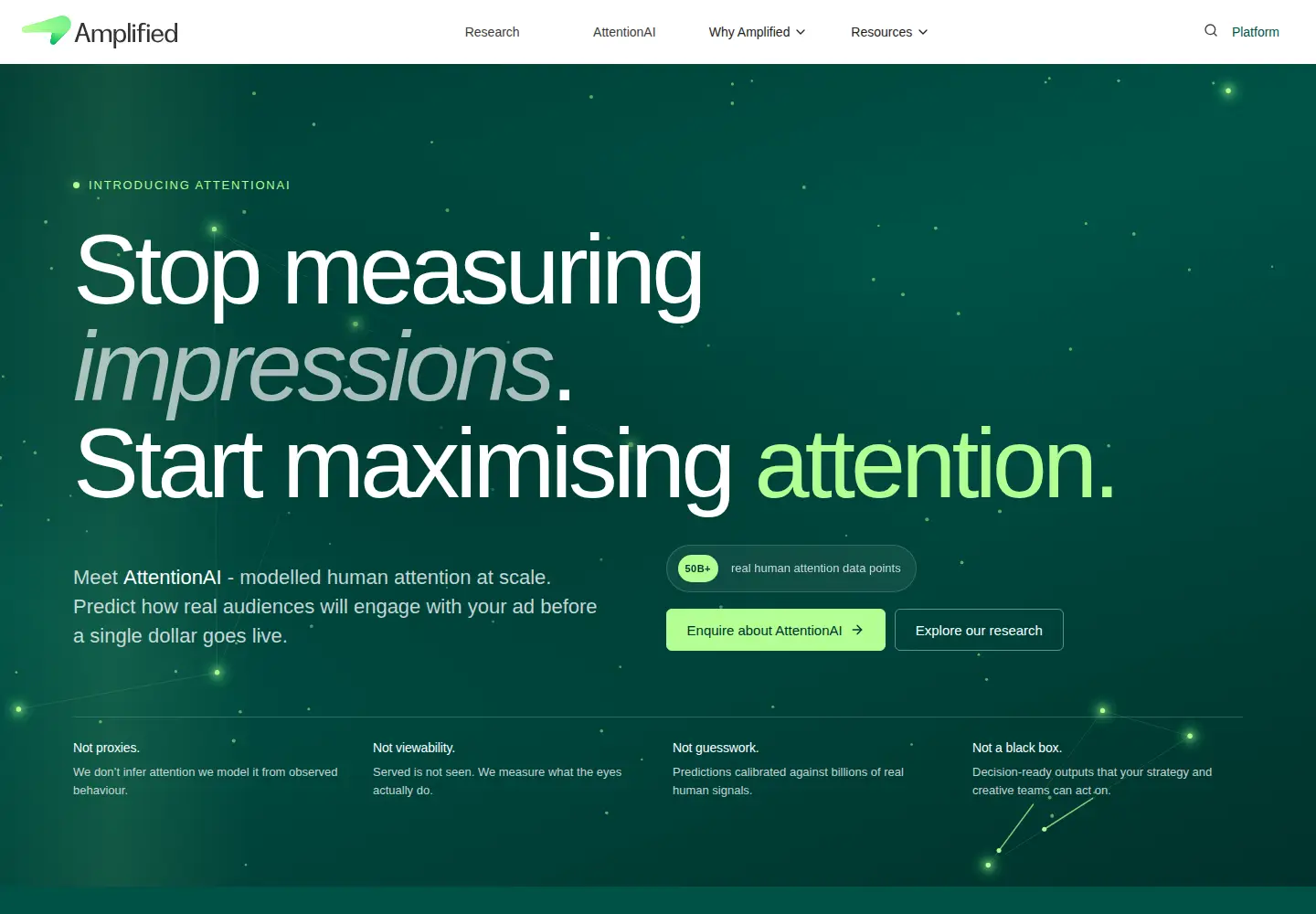 Screenshot of amplifiedintelligence.com.au
