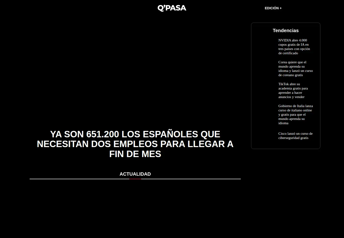 Screenshot of qpasa.com