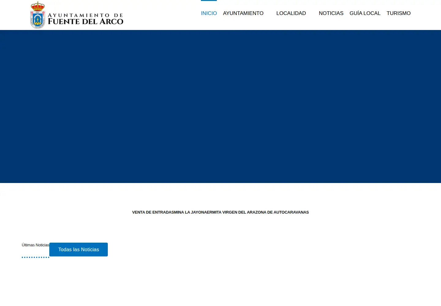 Screenshot of fuentedelarco.org