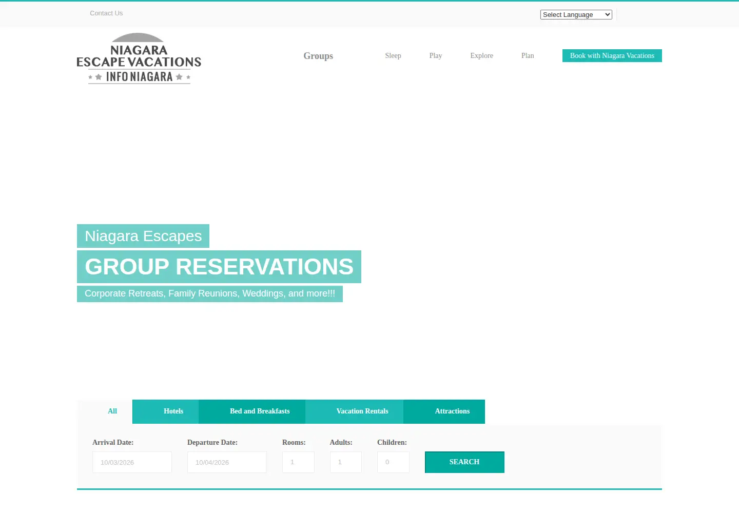 Screenshot of infoniagara.com