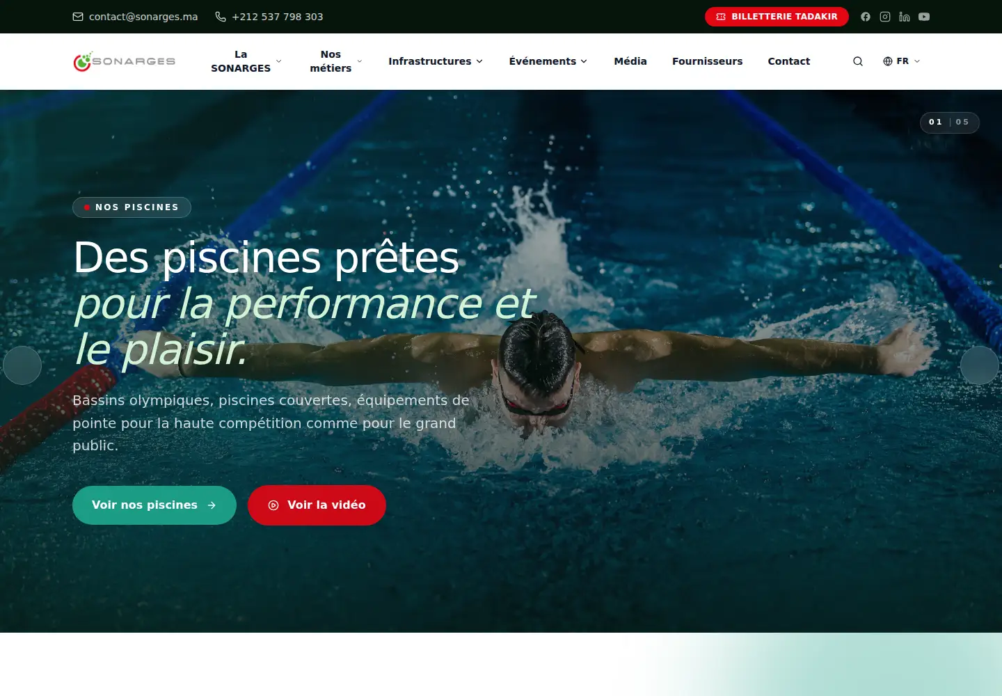 Screenshot of sonarges.ma