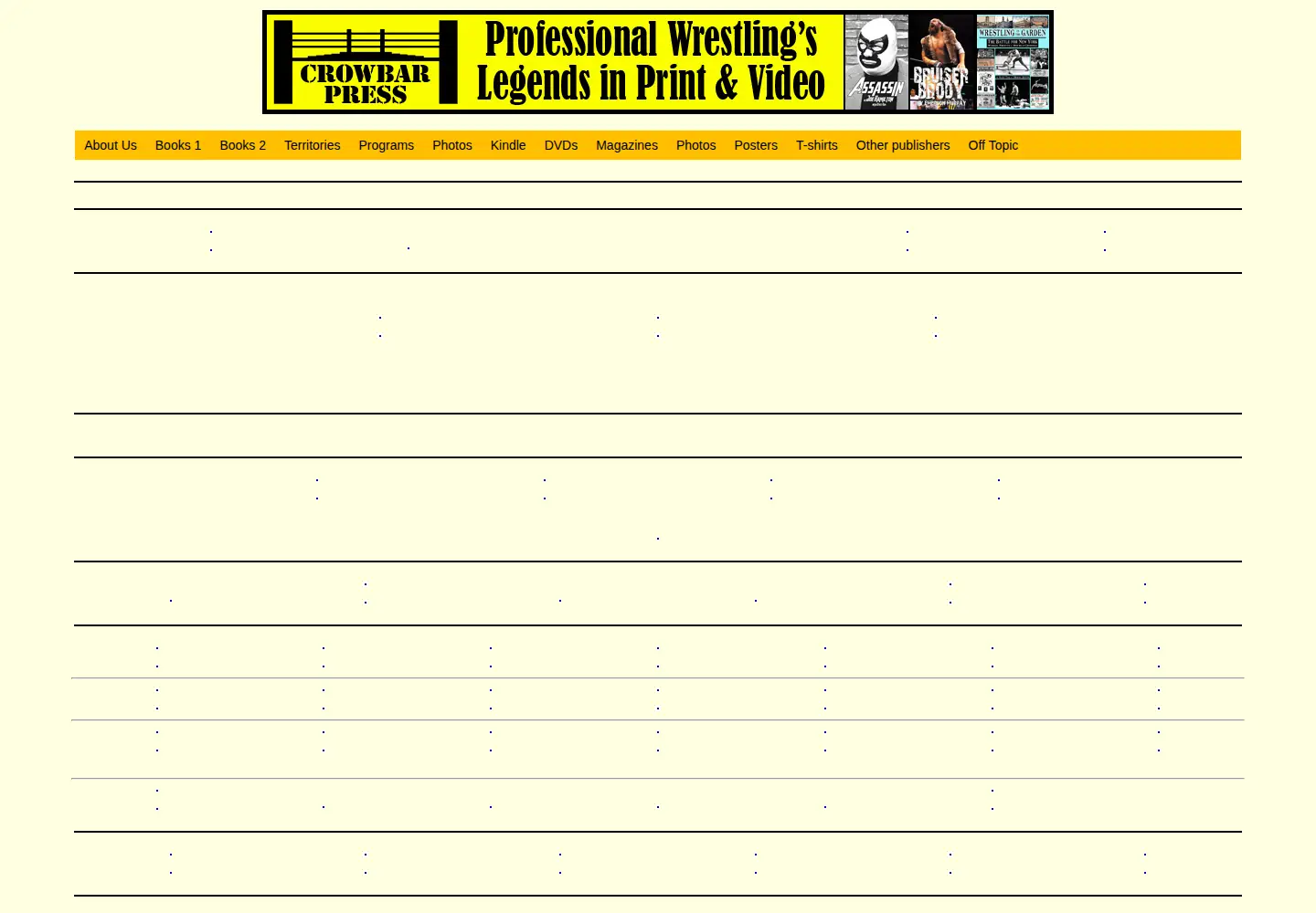Screenshot of crowbarpress.com
