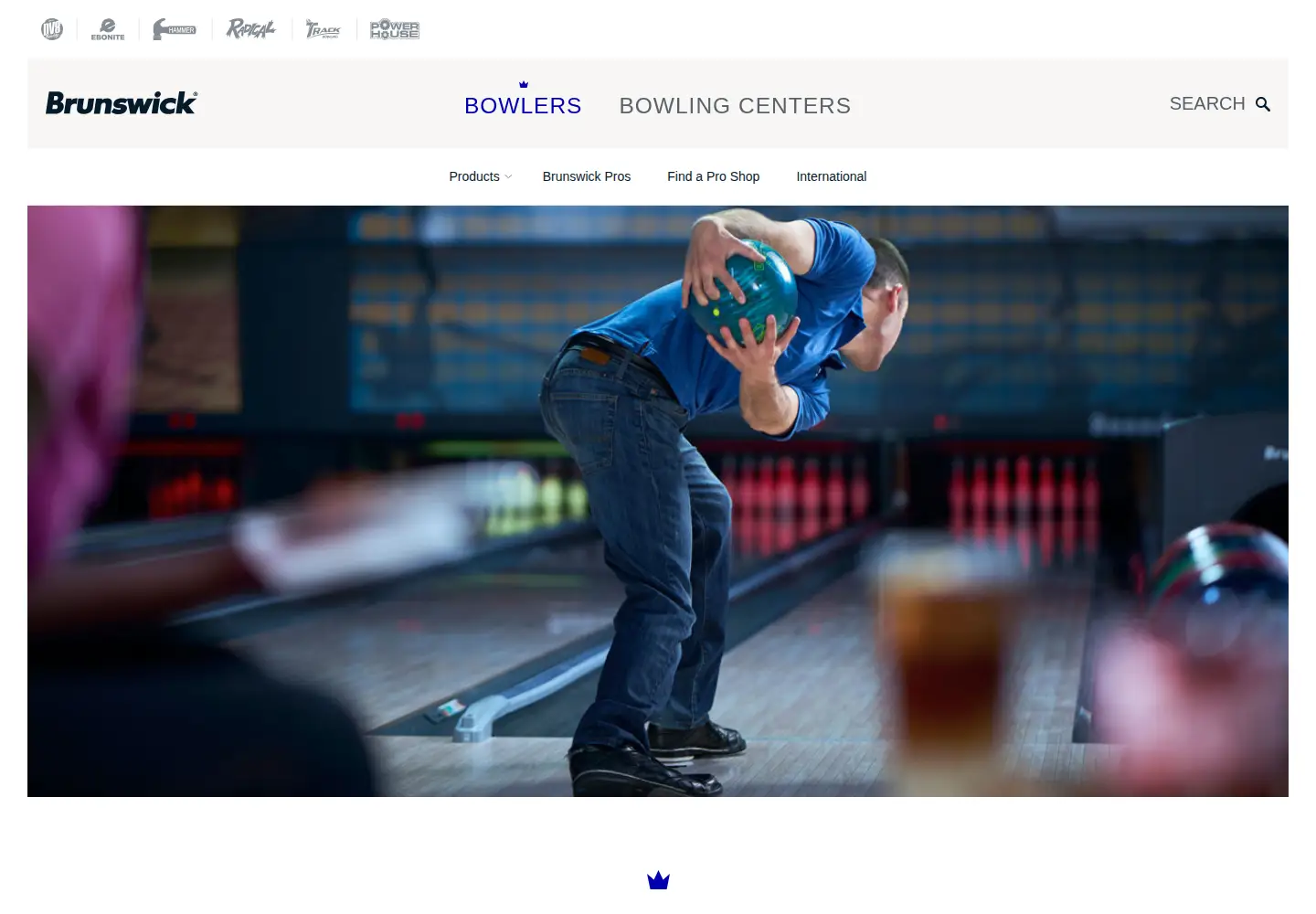 Screenshot of brunswickbowling.com