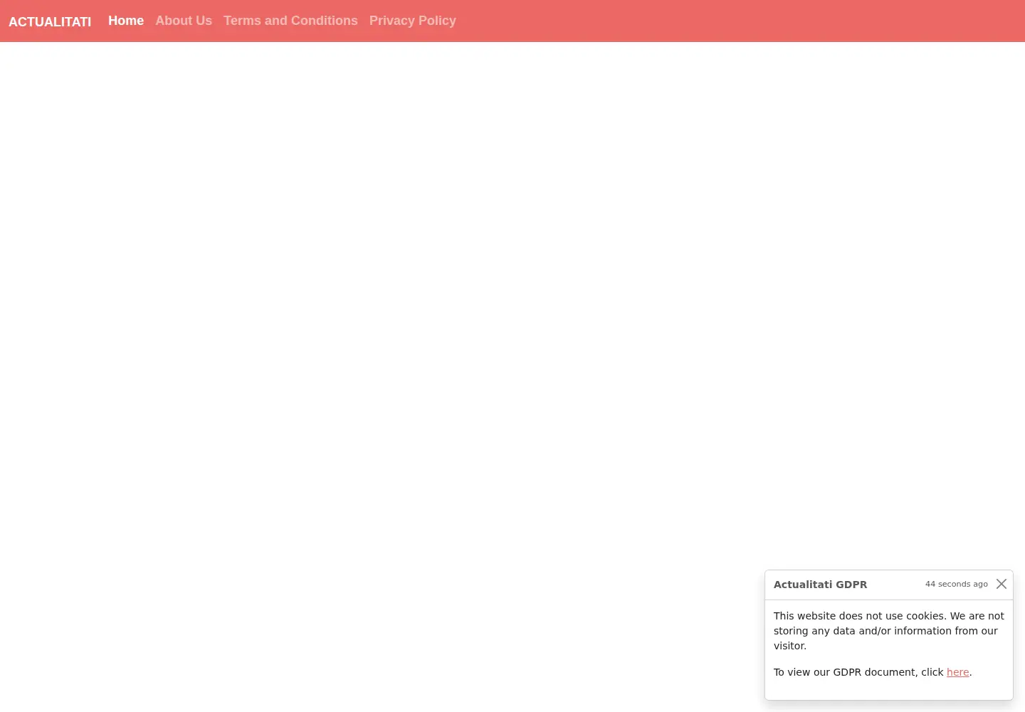 Captured homepage of actualitati.net in the current scan