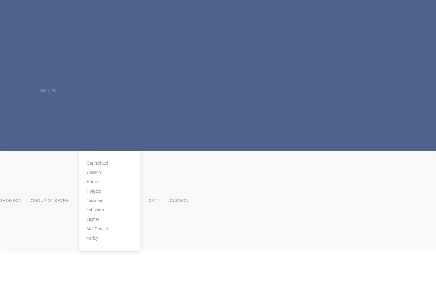 Screenshot of groupofsevenart.com