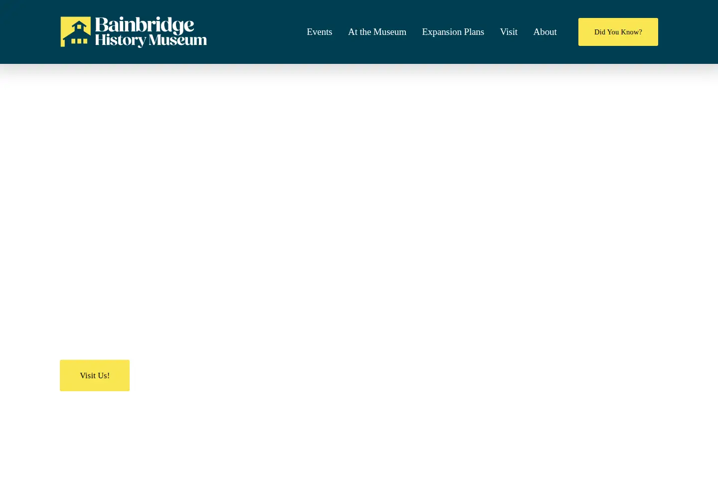 Screenshot of bainbridgehistory.org