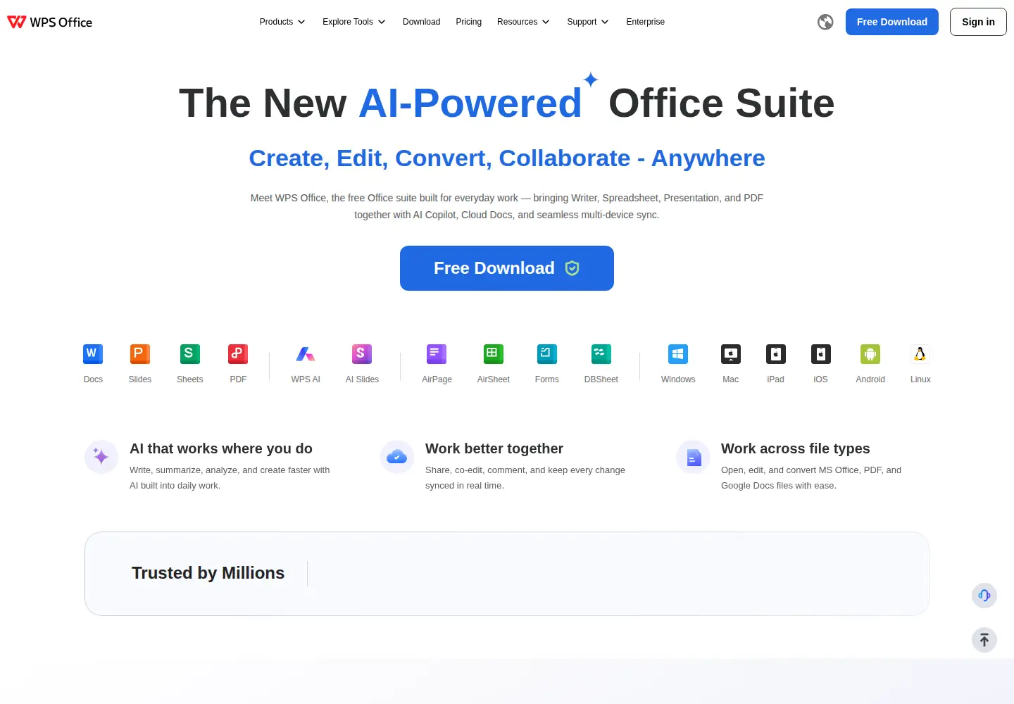 Screenshot of wps.com