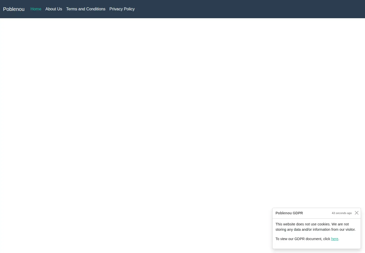 Screenshot of poblenou.org