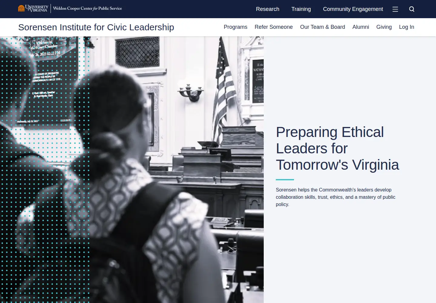 Screenshot of sorenseninstitute.org